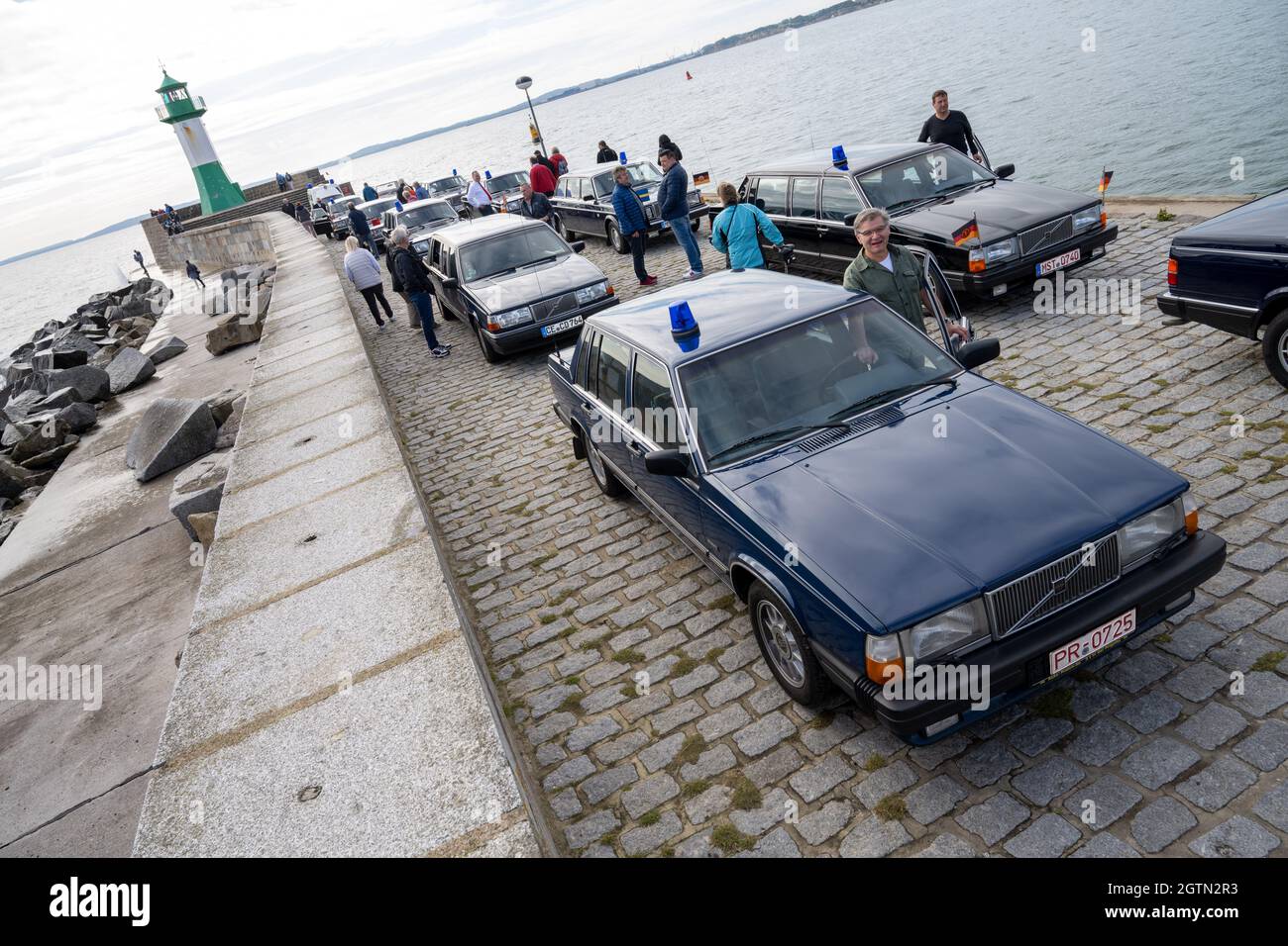 Sassnitz Germany. 02nd Oct 2021. Former GDR government cars are