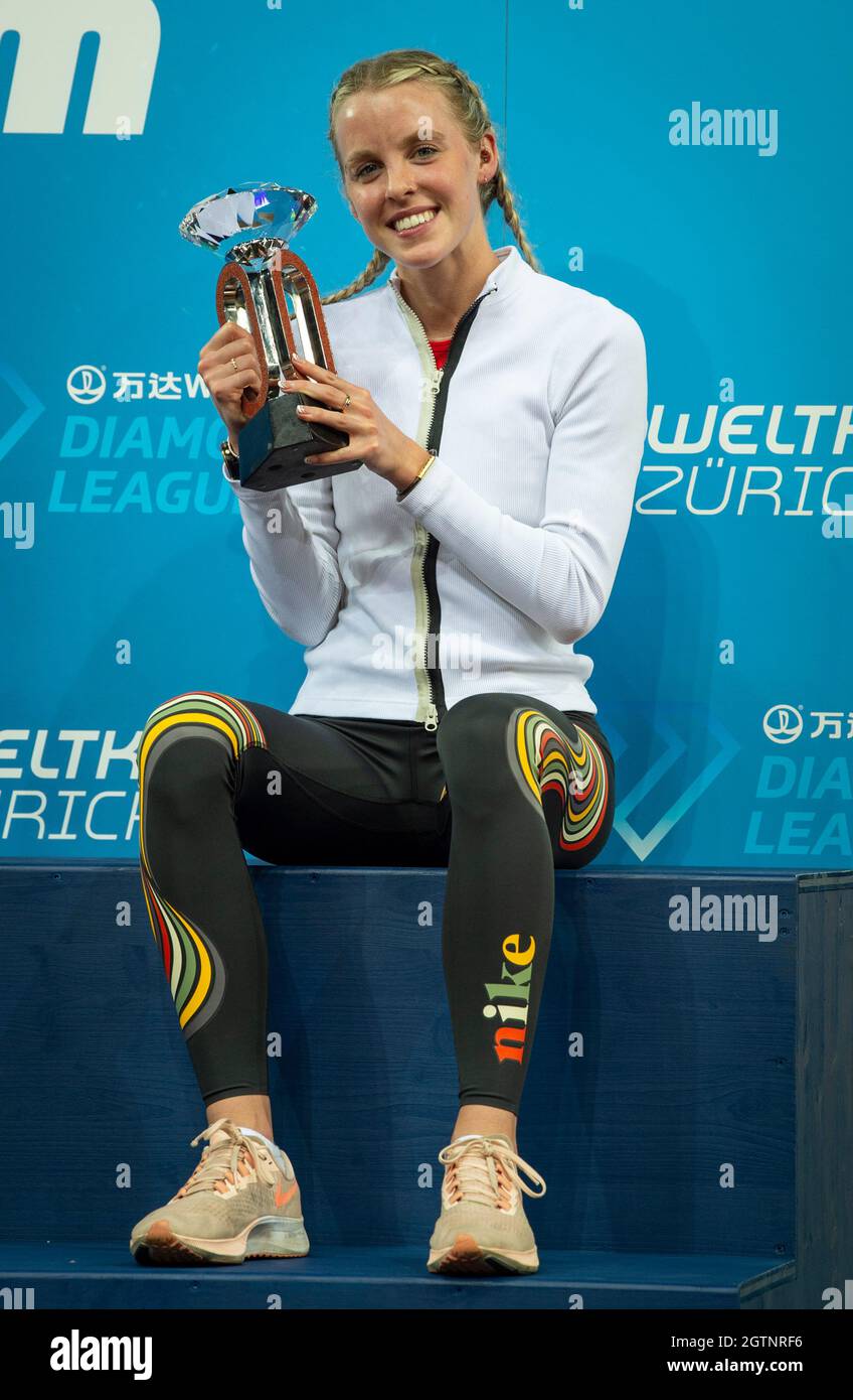 ZURICH SWITZERLAND 8 SEP 21 Keely Hodgkinson (GBR) one of the