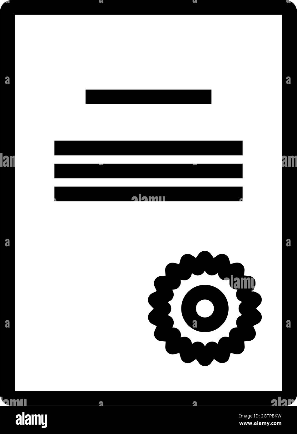 Diploma icon black background white hi-res stock photography and images ...