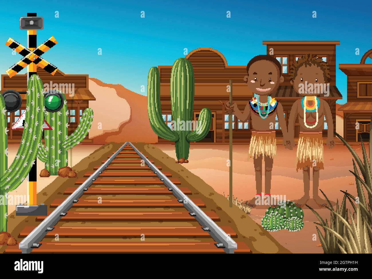 Desert tribes Stock Vector Images - Alamy