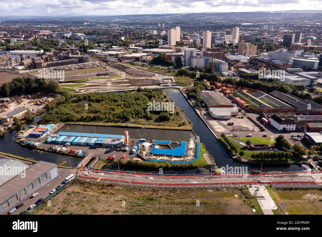 Glasgow, Scotland, UK. 29 September 2021 PICTURED: Pinkston Watersports ...