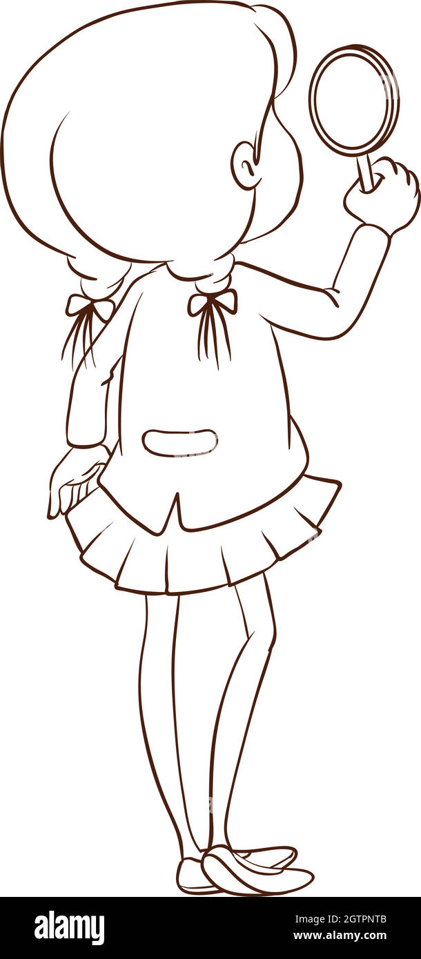 A plain sketch of a science experiment Stock Vector Image & Art Alamy