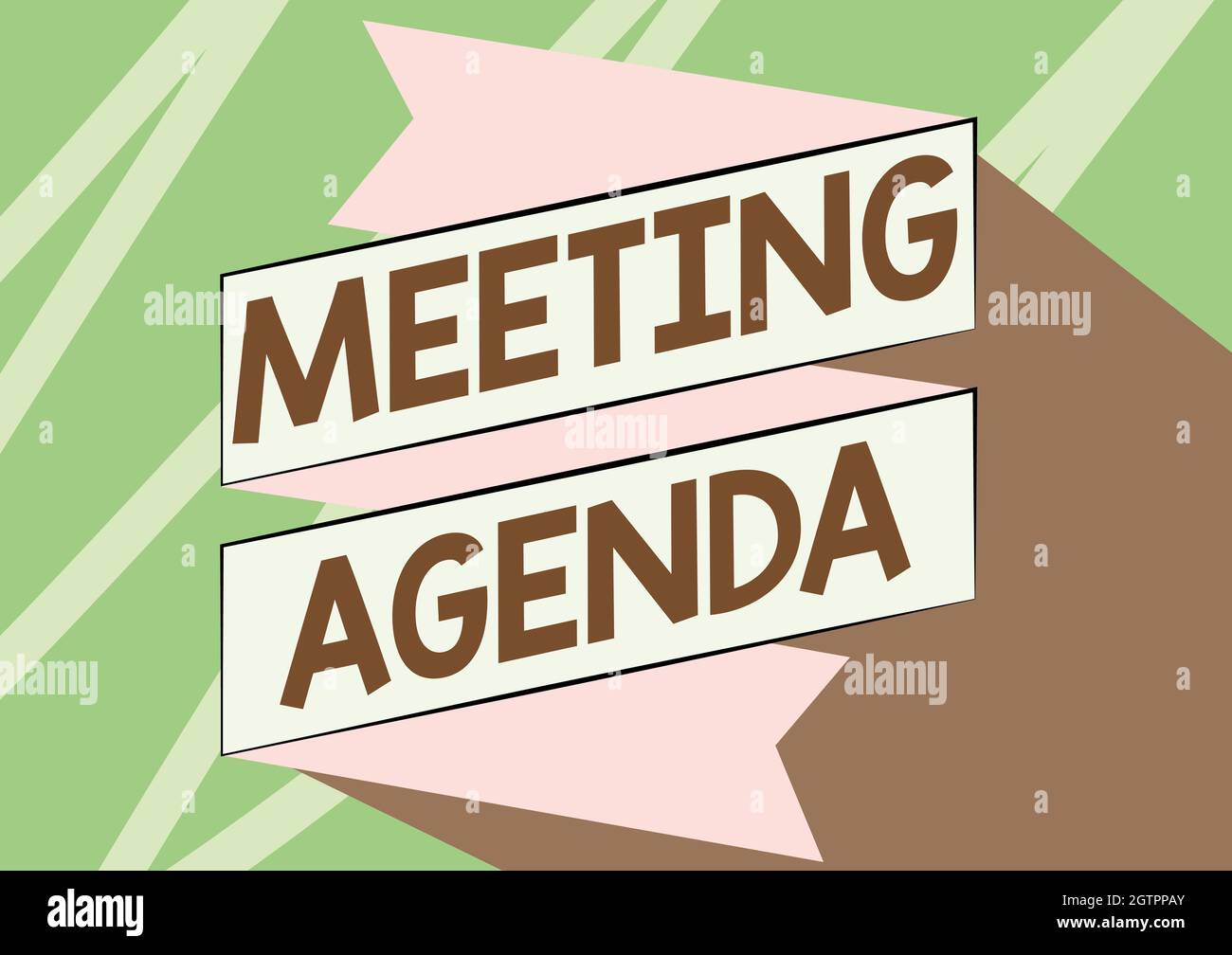 Handwriting text Meeting Agenda. Business showcase An agenda sets clear ...