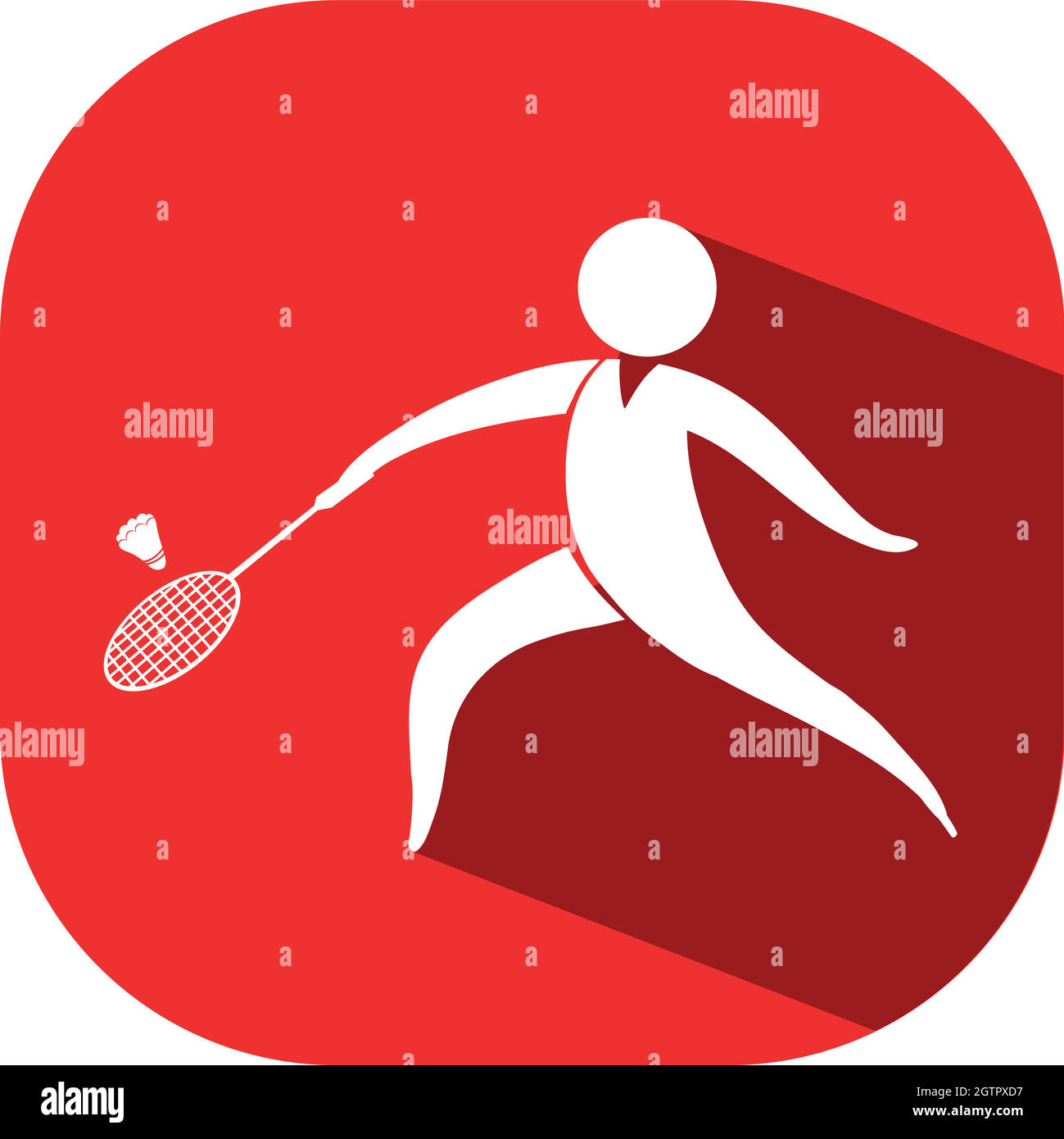 Badminton icon Stock Vector Images Alamy