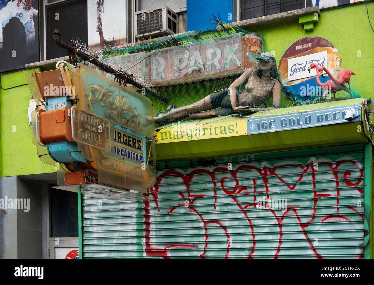 Trailer park lounge restaurant dive bar on 23rd street Chelsea