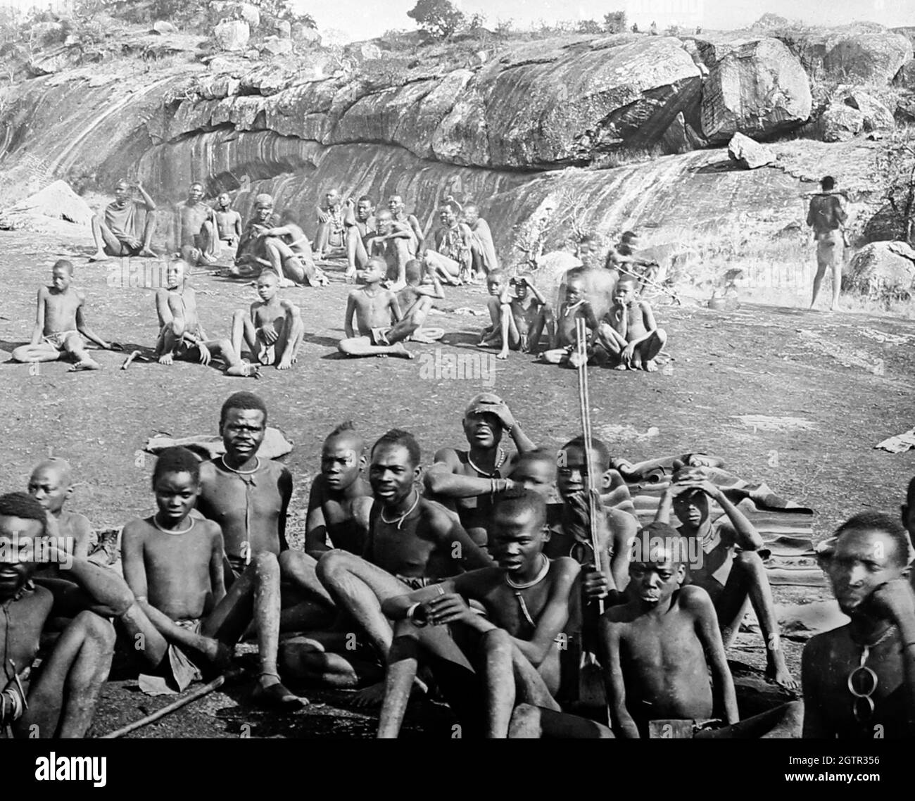 Shona people, Zimbabwe, Victorian period Stock Photo Alamy