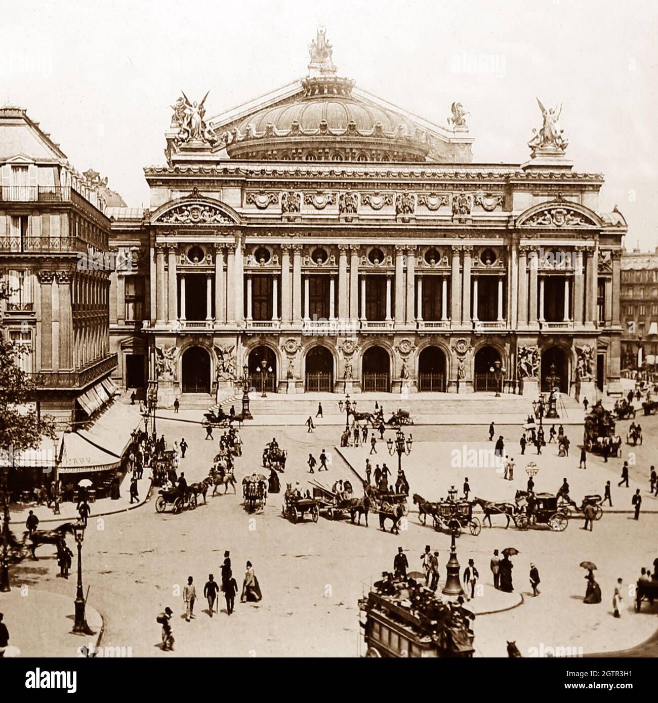 Opera House, Paris, Victorian period Stock Photo Alamy