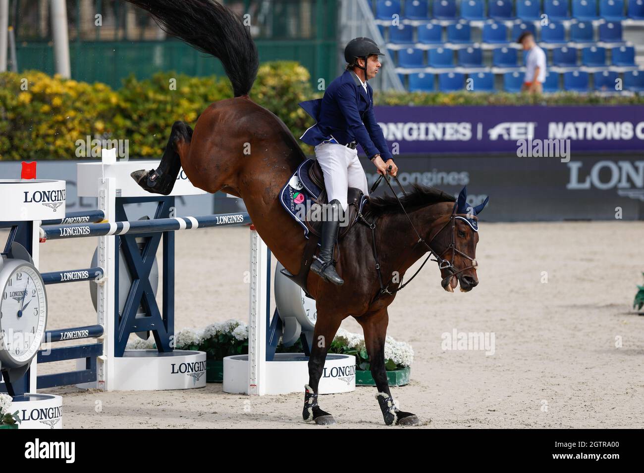 Ivan Serrano Saez of Spain riding Admiral during the CSIO