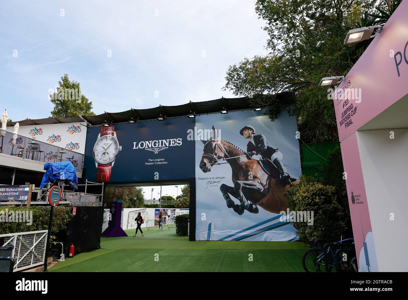Real Club de Polo during the CSIO Barcelona: Longines FEI jumping Nations  Cup at Real Club de Polo of Barcelona Stock Photo - Alamy