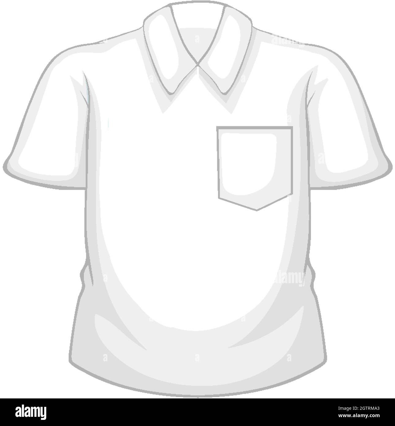 plain white shirt with pocket