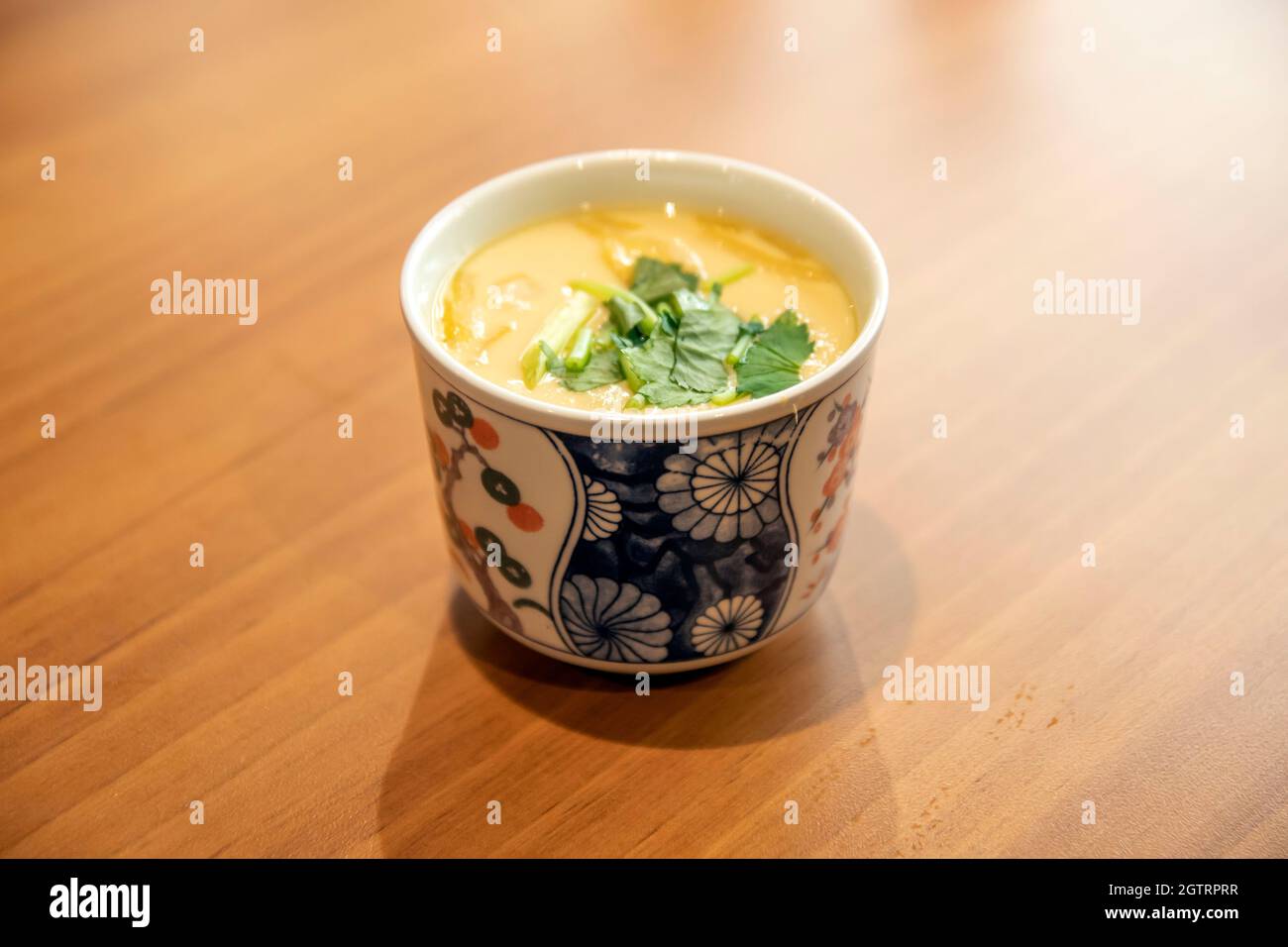 High Angle View Of Food In Bowl On Table Stock Photo