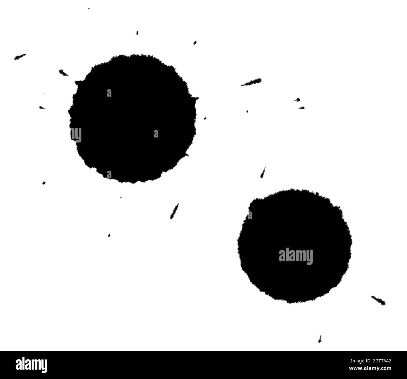 White paint drops Black and White Stock Photos & Images - Alamy