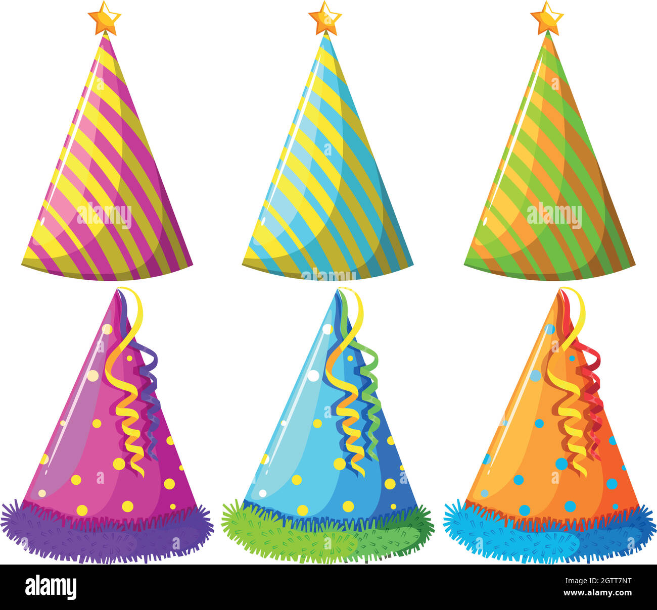 Different design of party hats Stock Vector Image & Art Alamy