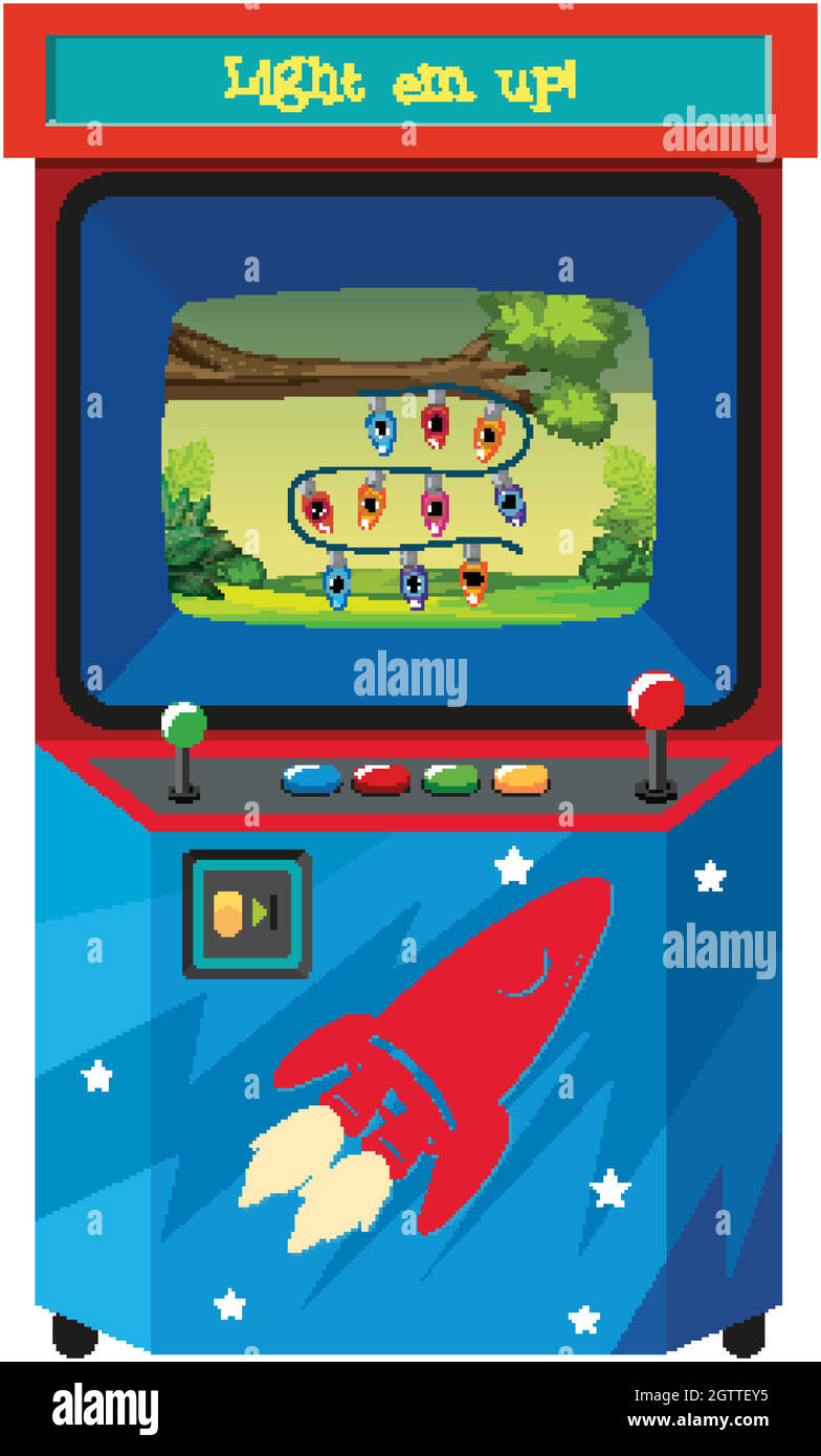 Game machine for counting numbers on isolated background Stock Vector ...