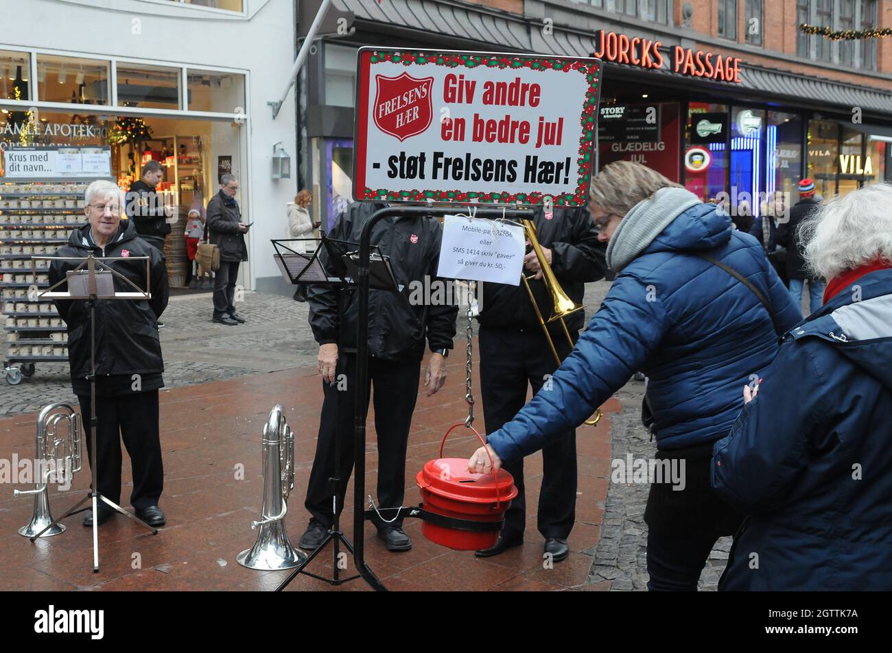 Copenhagen /Denmark/15 March 2023/ Louis Vuittons store and shopper with louis  Vuittons bag on stroeget in danish capital.. (Photo.Francis Joseph  Dean/Dean Pictures Stock Photo - Alamy