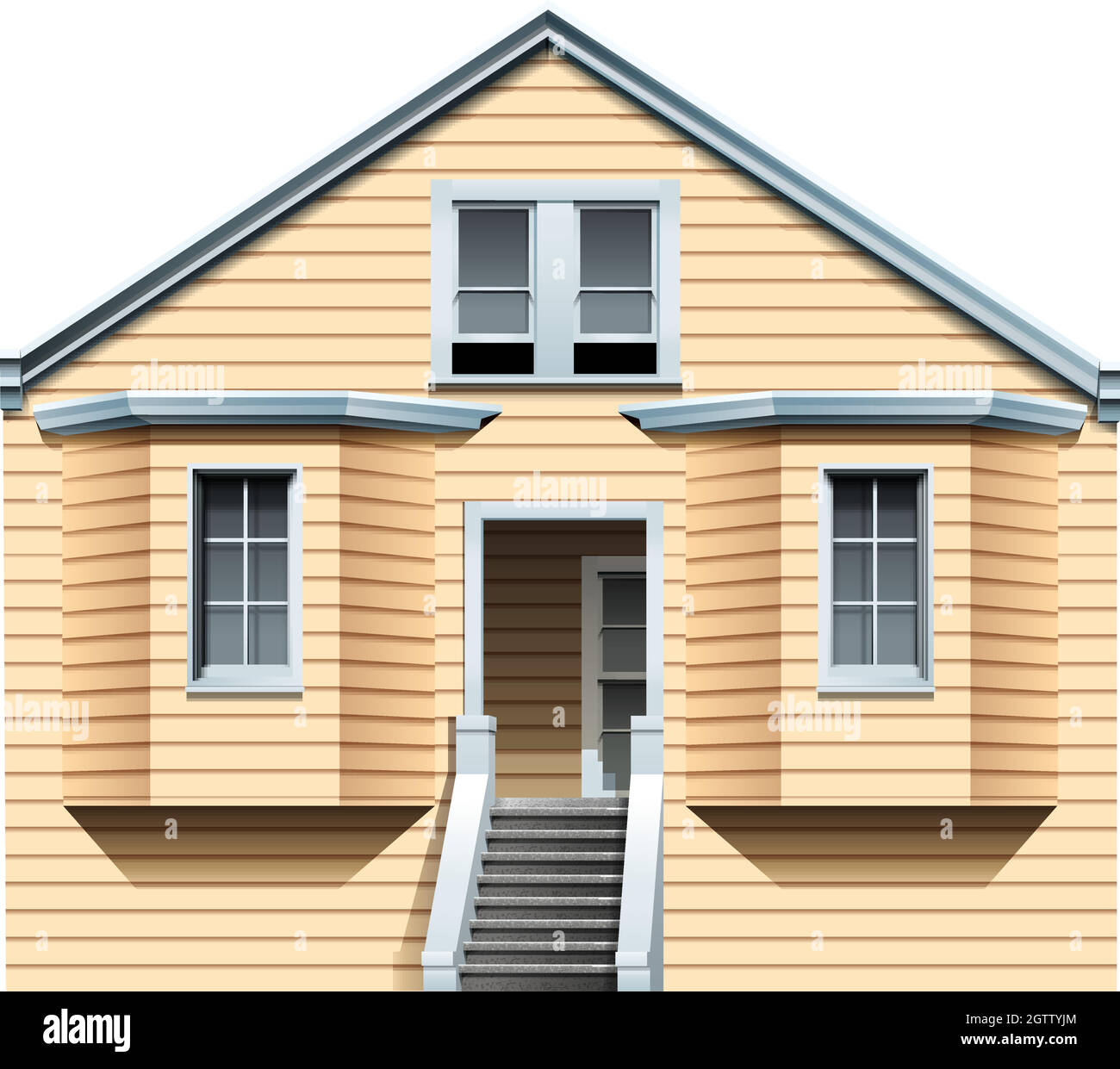 A big old house Stock Vector