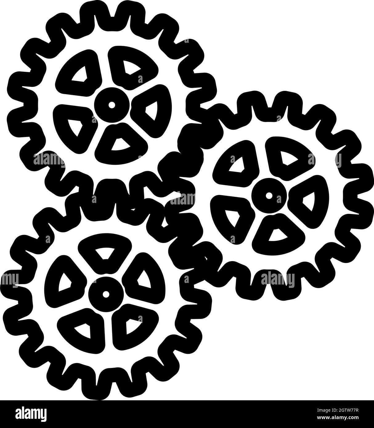 Gear Icon Stock Vector