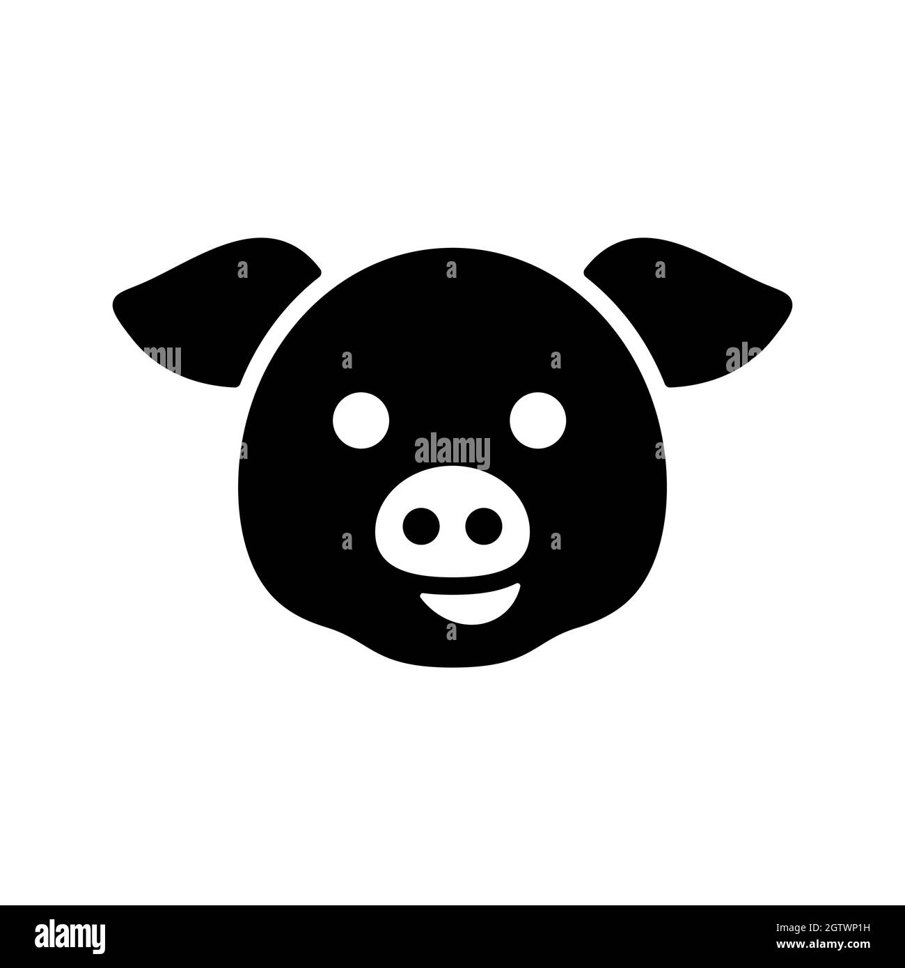 king pig crown pork bacon theme cartoon vector Stock Vector Image & Art -  Alamy