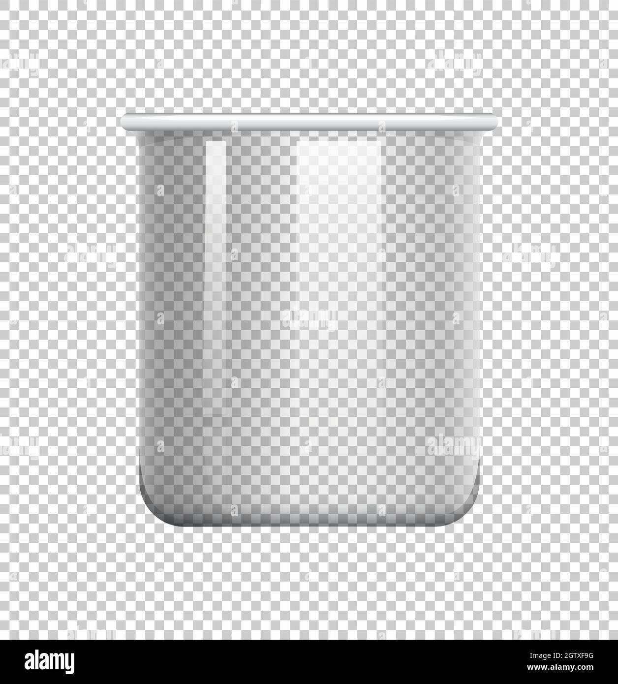 Round beaker on transparent background Stock Vector Image & Art Alamy