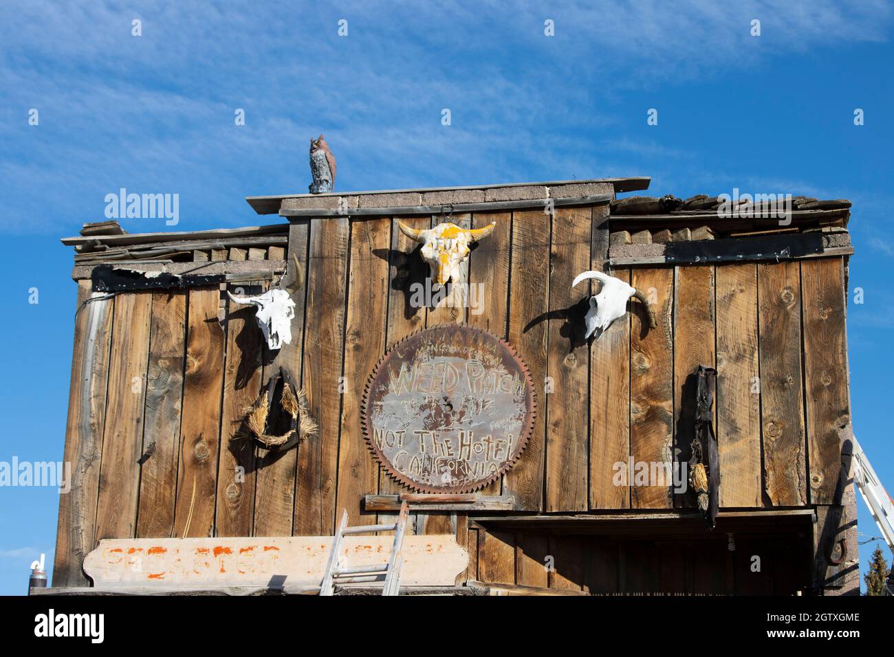 Historic building in Lima, Montana Stock Photo Alamy