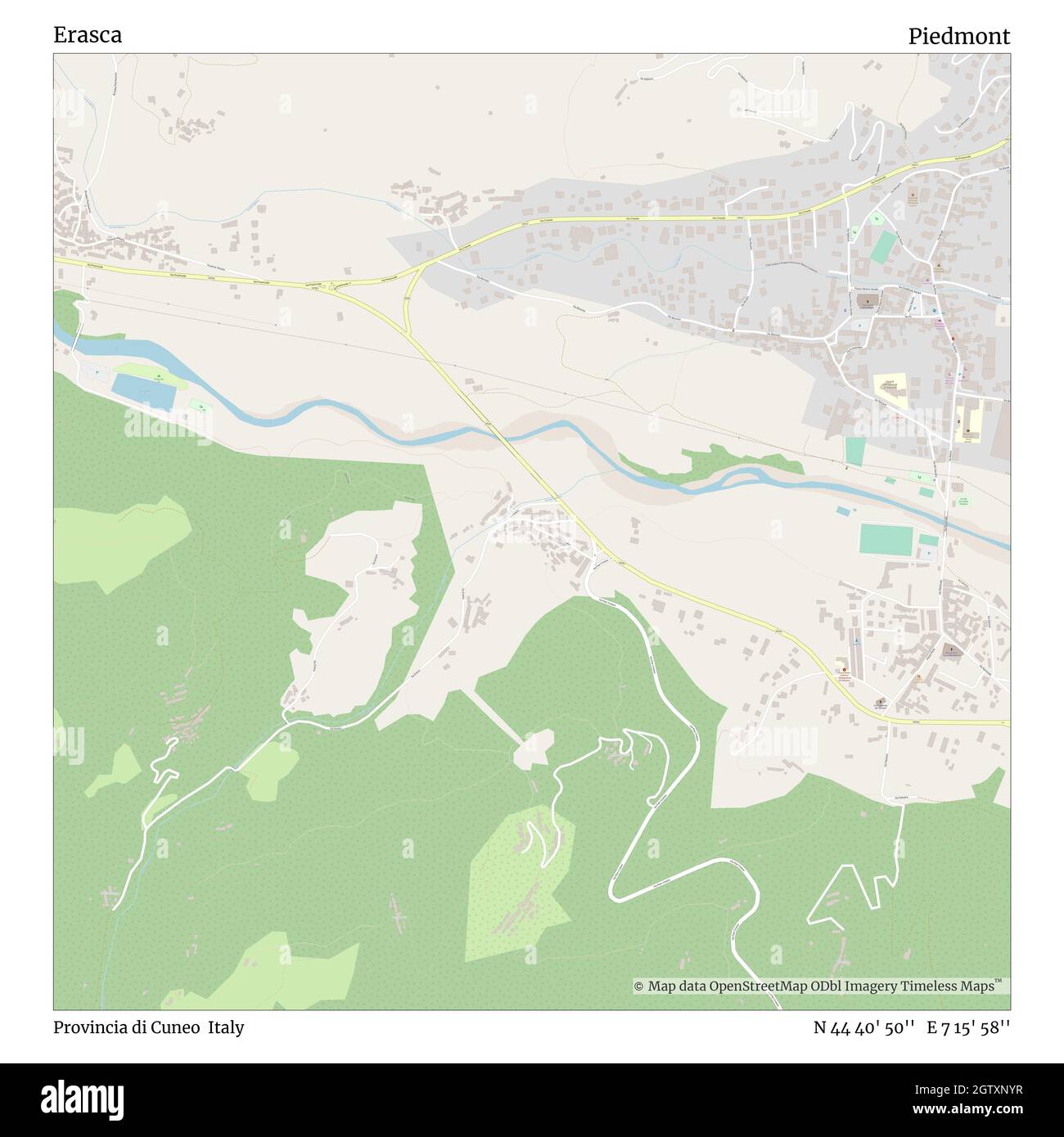 Map of cuneo hires stock photography and images Alamy