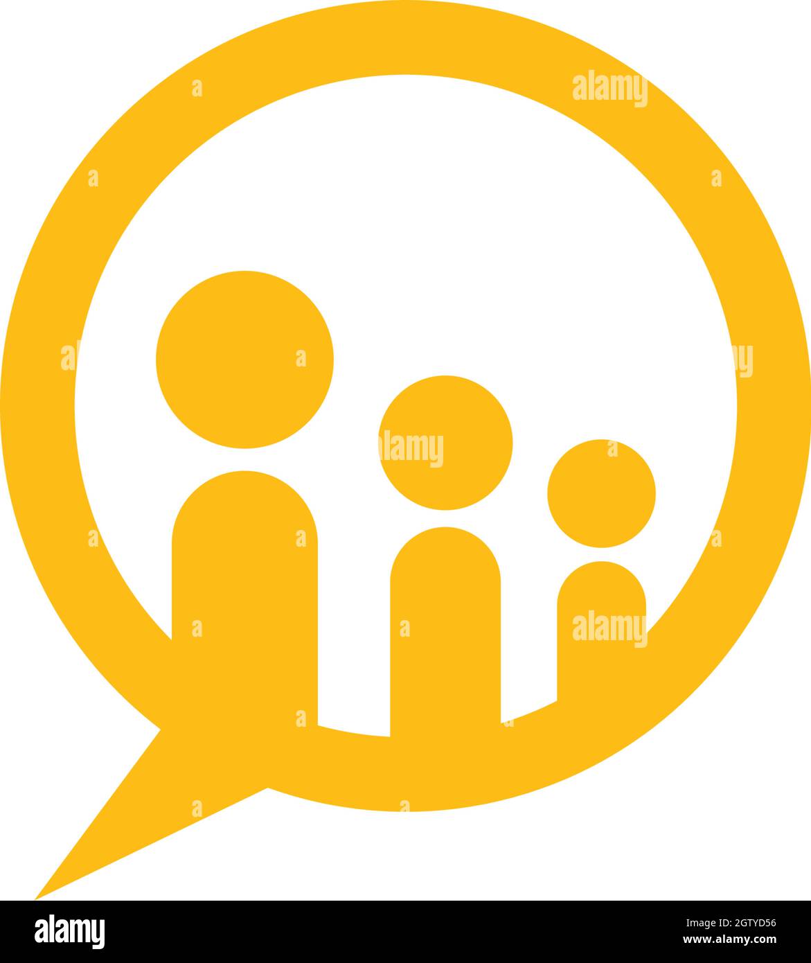 Community, network and social icon design template Stock Vector