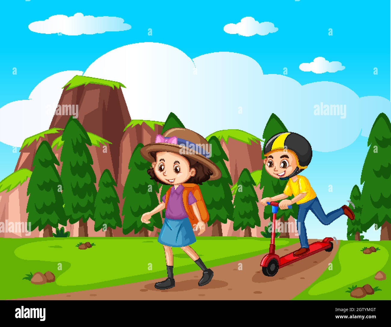 Group exercise camp Stock Vector Images - Alamy