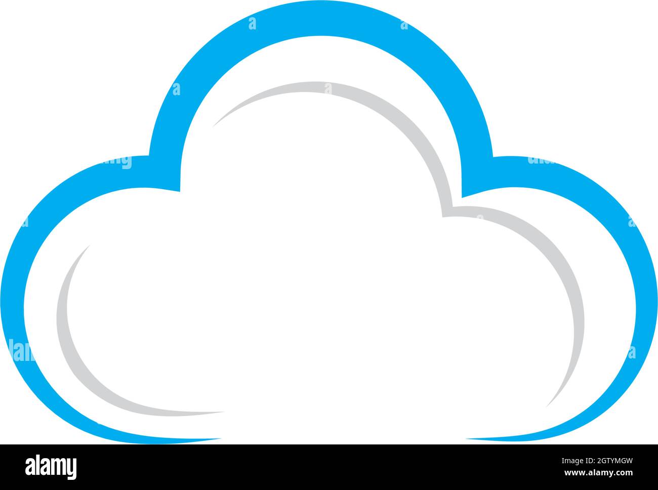 cloud technology vector logo template design vector Stock Vector Image ...