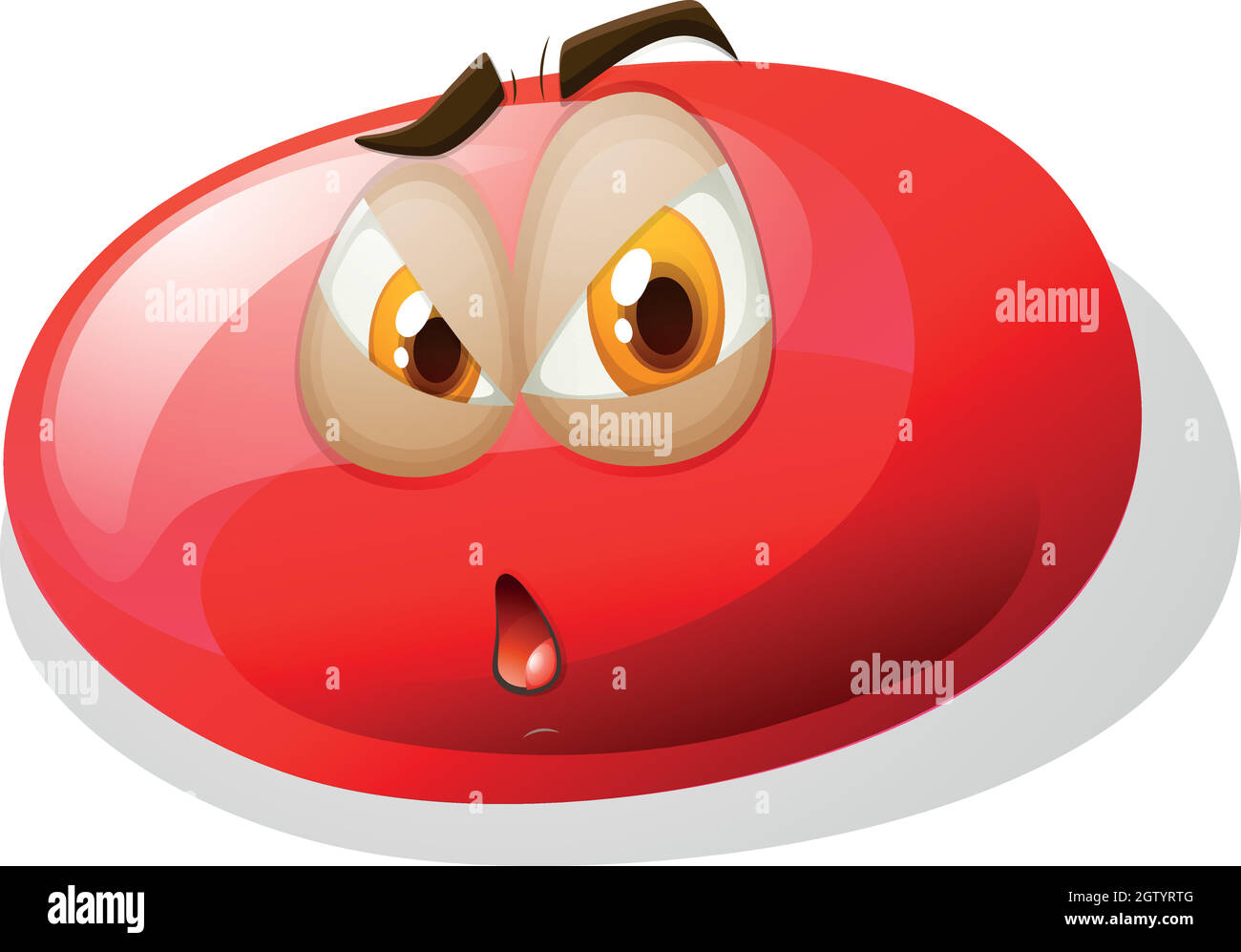 Jelly bean with face Stock Vector Image & Art Alamy