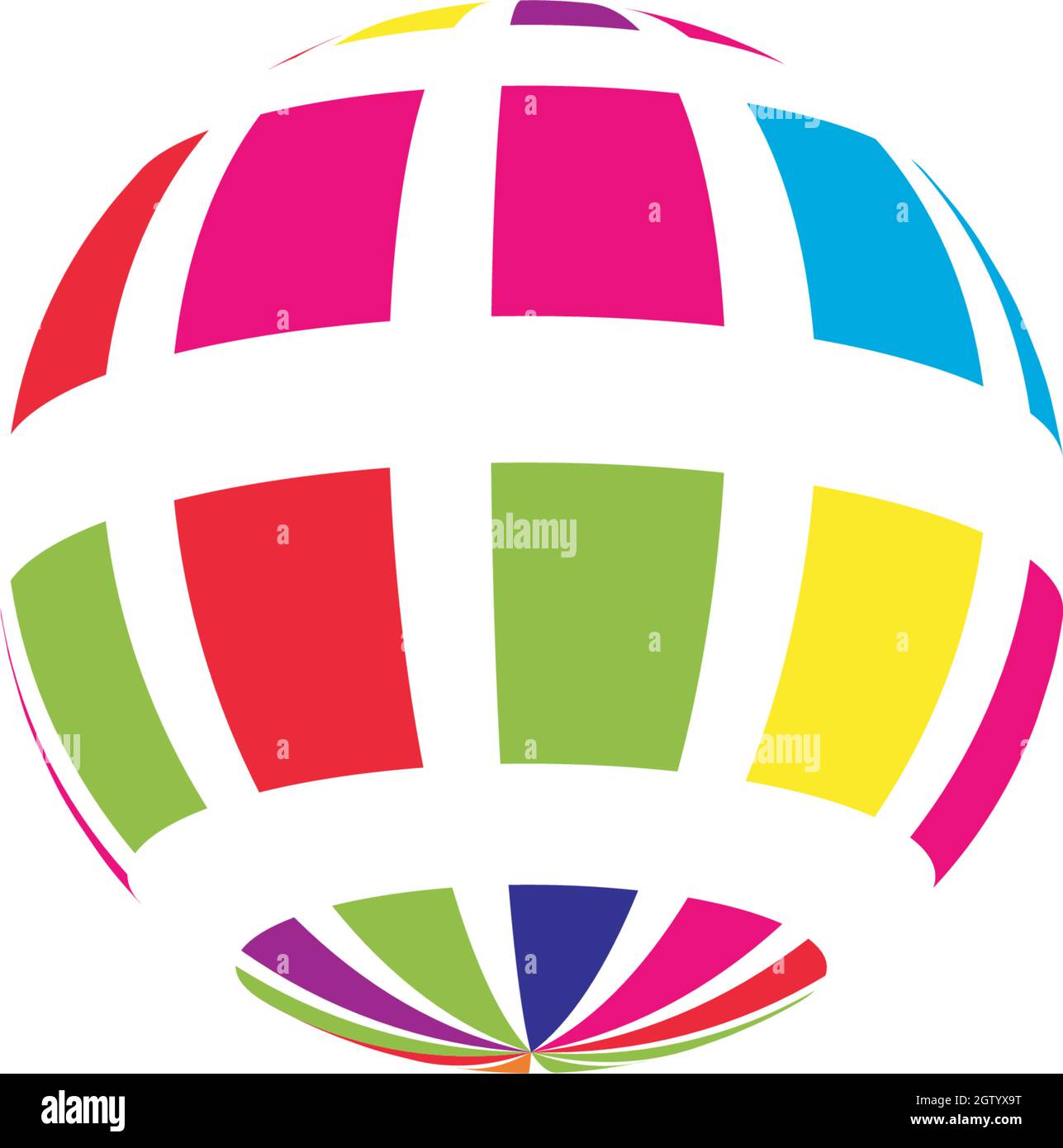 globe ilustration logo vector template Stock Vector Image & Art - Alamy