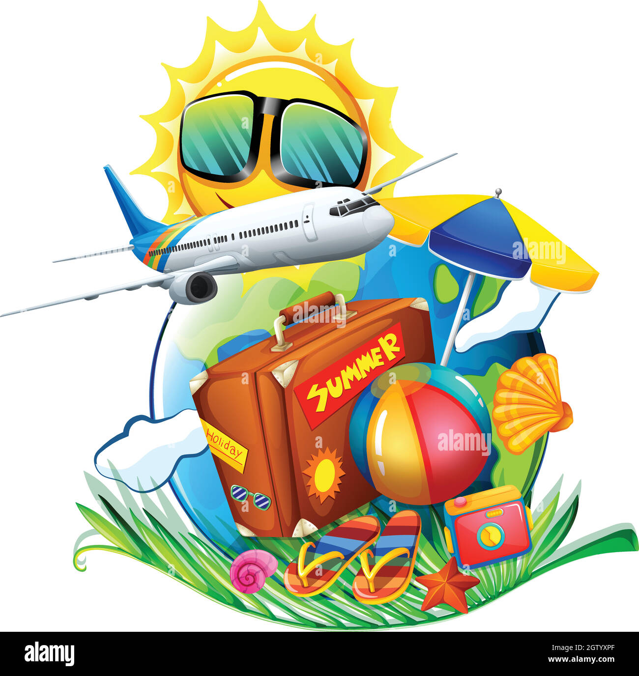 A summer vacation Stock Vector Image & Art Alamy