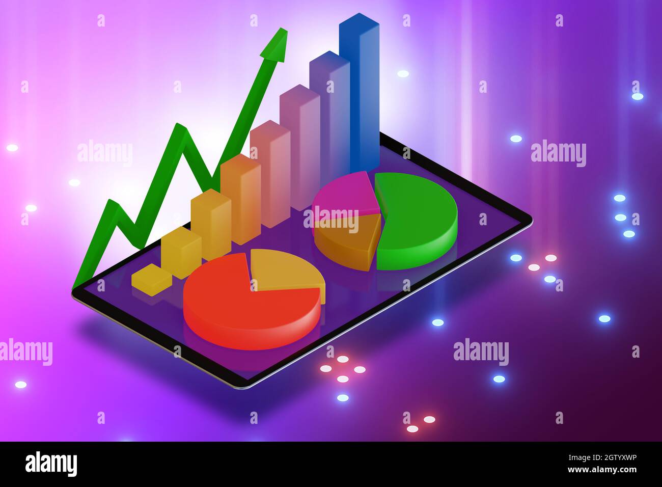 Hi Res Visualisation Visualisation concept charts 3d hi-res stock photography and images - Alamy