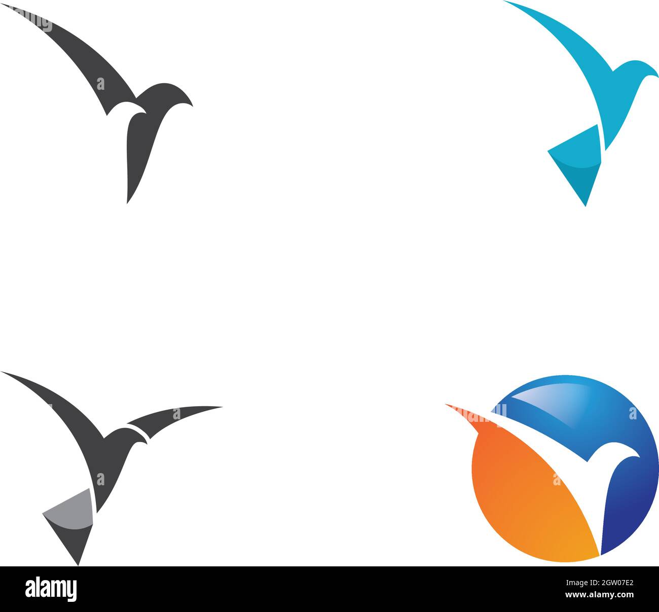 Bird Logo Template vector illustration Stock Vector Image & Art - Alamy
