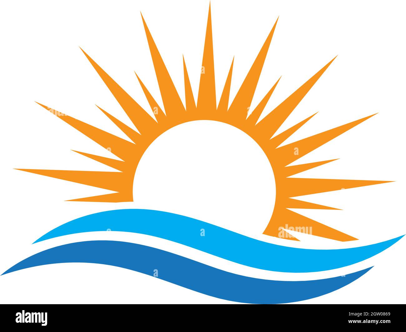 sun ilustration logo vector icon template Stock Vector Image & Art - Alamy