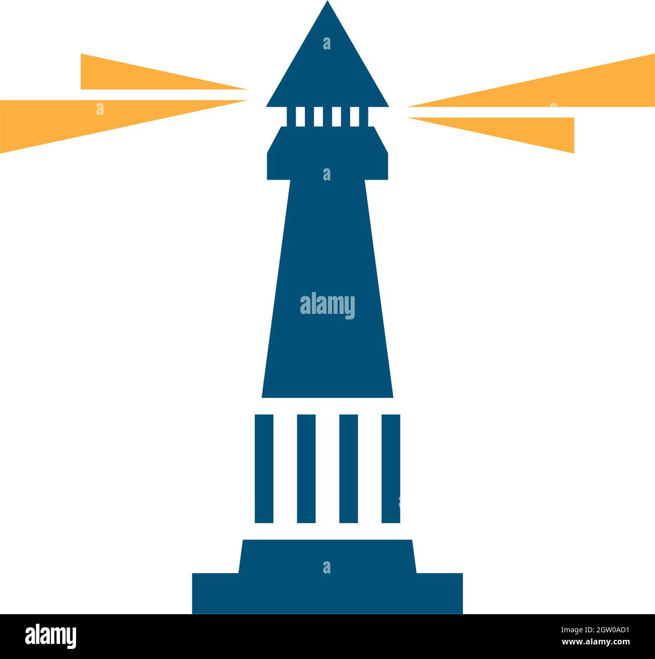 Light House Logo Template Stock Vector