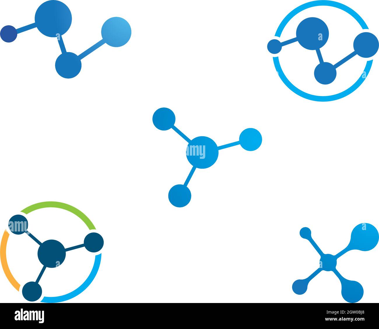 molecule logo vector icon template Stock Vector Image & Art - Alamy