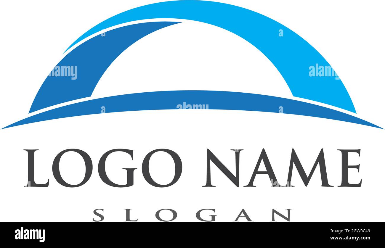 Bridge ilustration logo vector template hi-res stock photography and ...