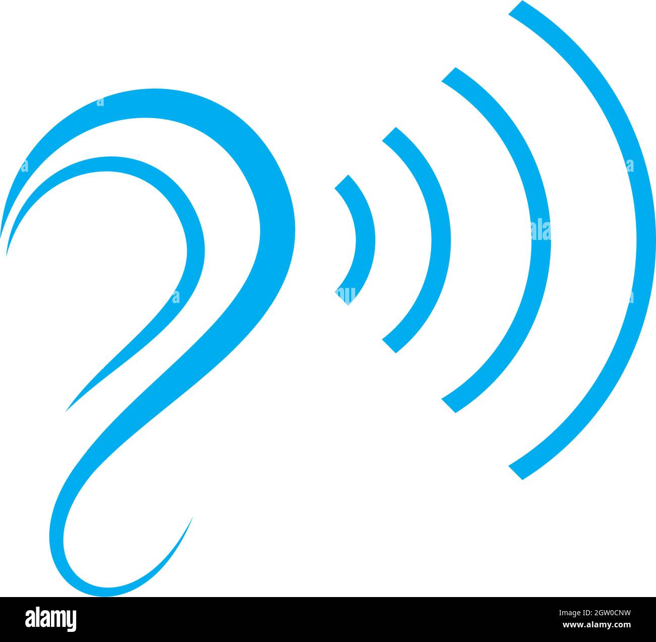 Hearing Logo Template vector icon design Stock Vector