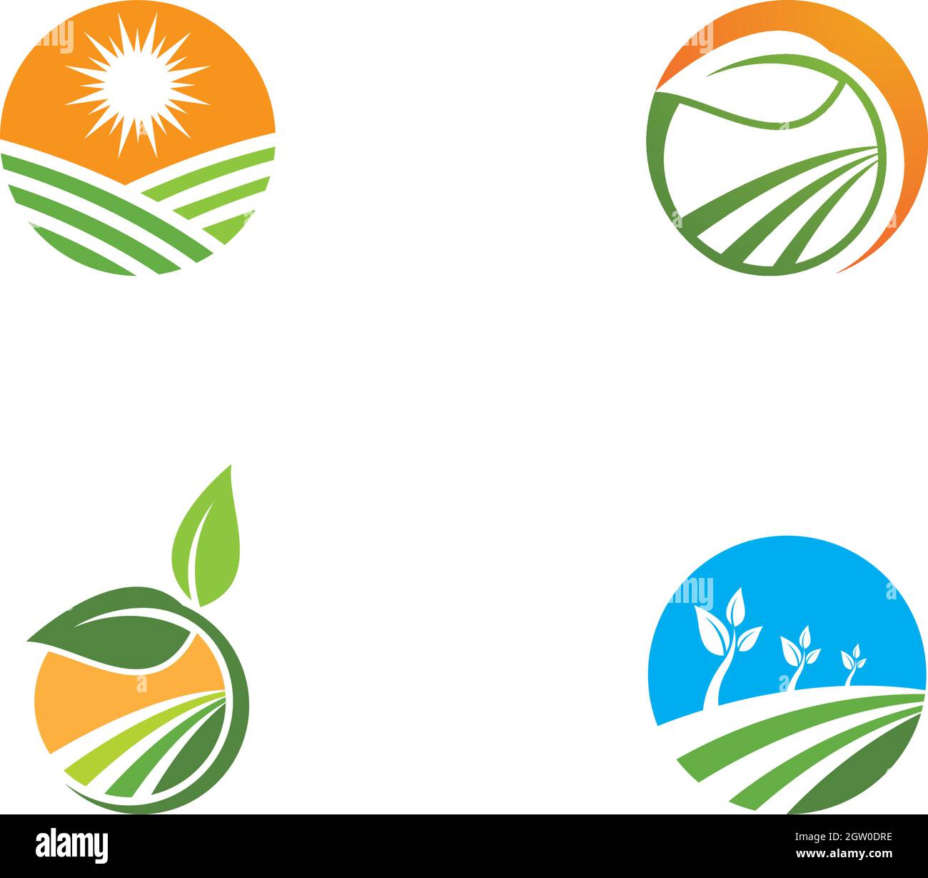 Logos of green leaf ecology nature element vector icon Stock Vector ...