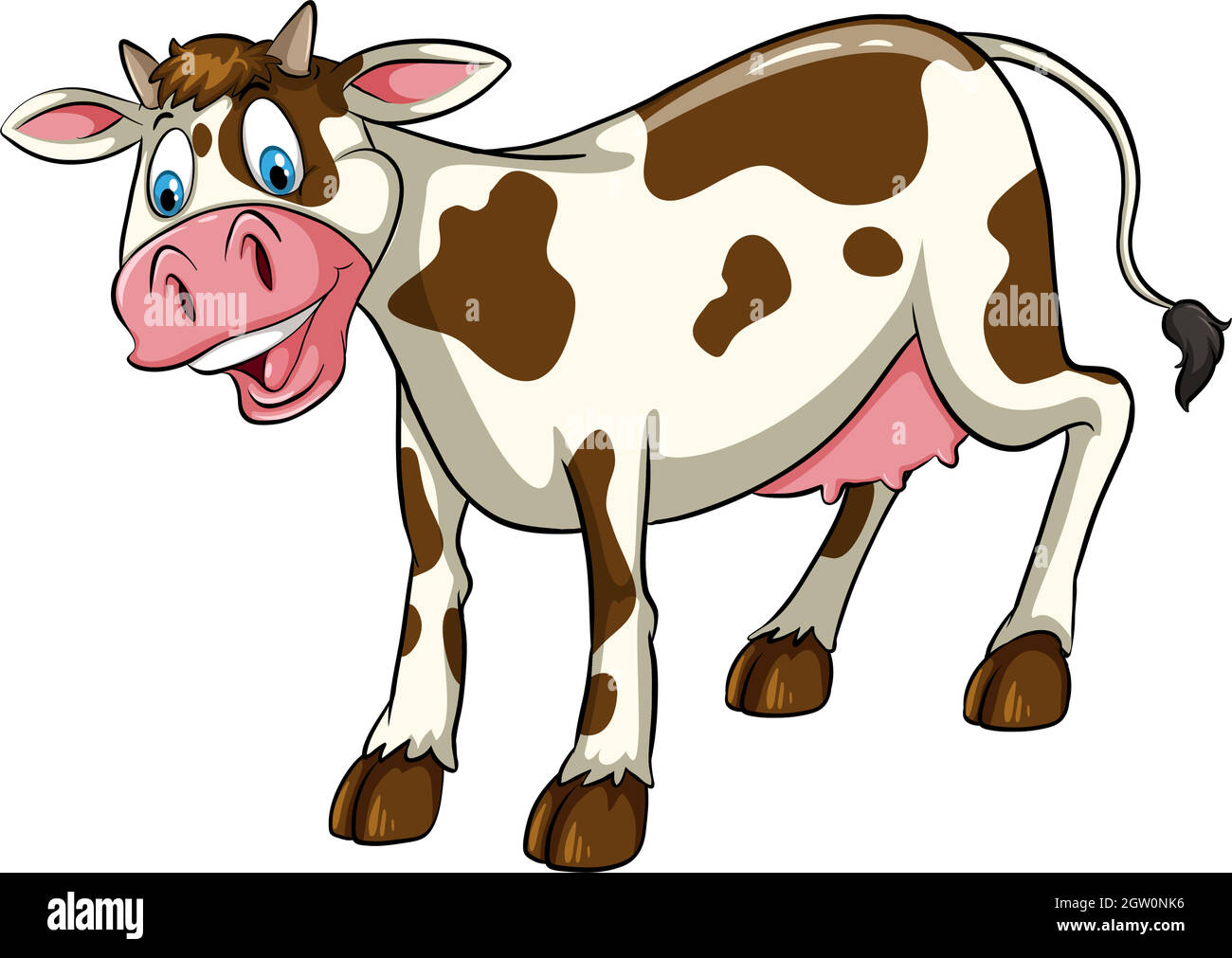 Manure cow Stock Vector Images - Alamy