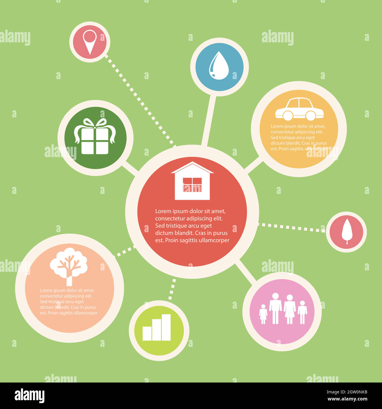 An infographics showing rounded charts Stock Vector Image & Art Alamy