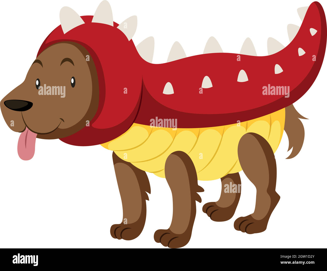 Cute dog in dragon costume Stock Vector Image & Art Alamy