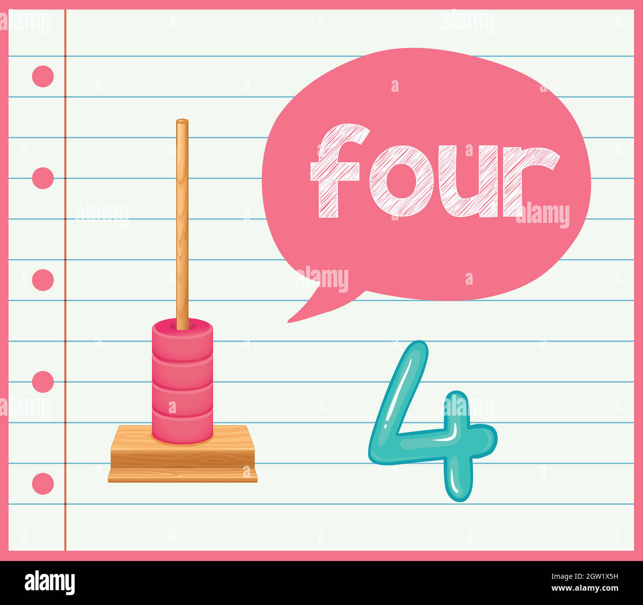 A four poster concept Stock Vector Image & Art Alamy