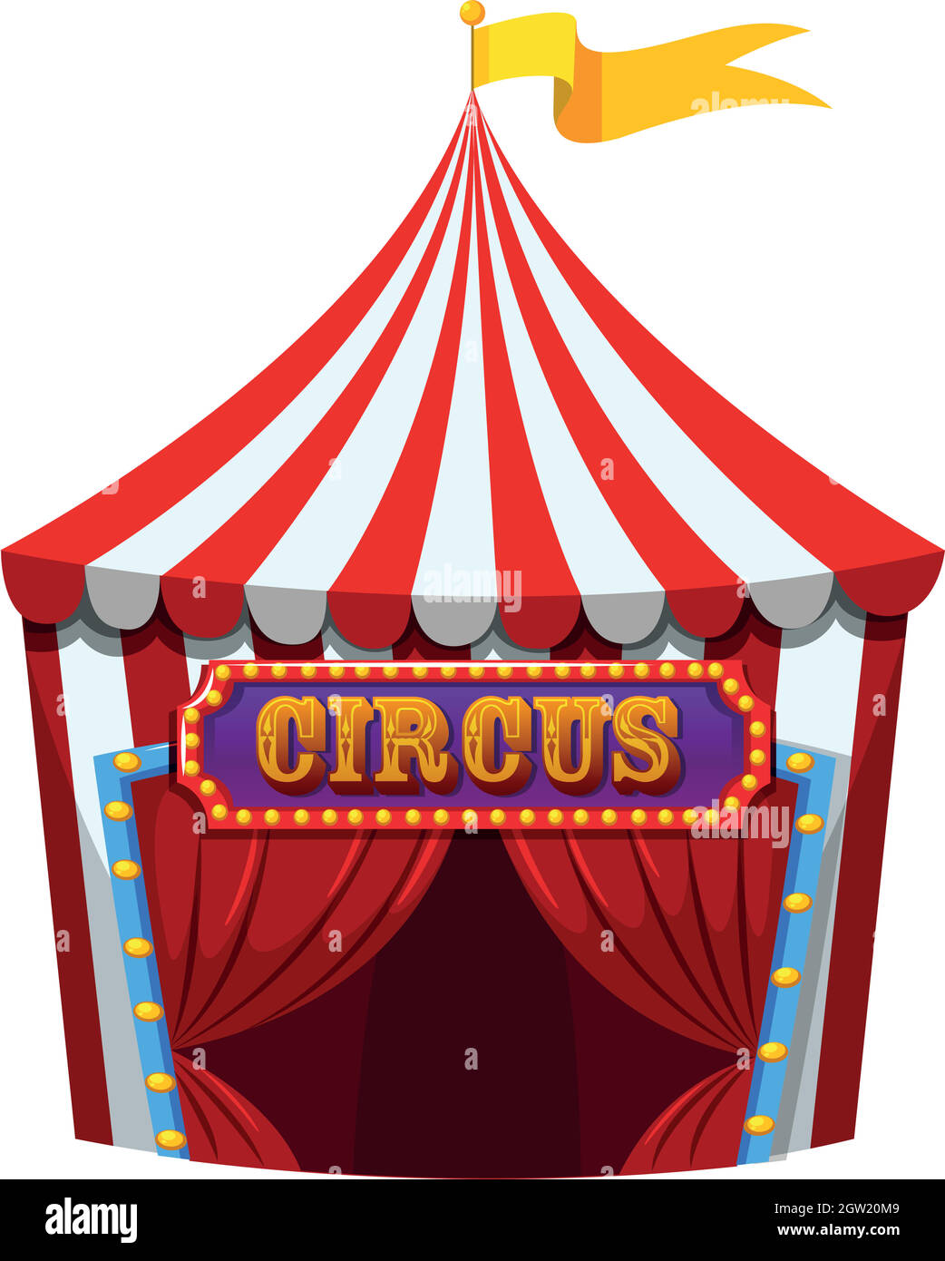 White circus tent hi-res stock photography and images - Alamy