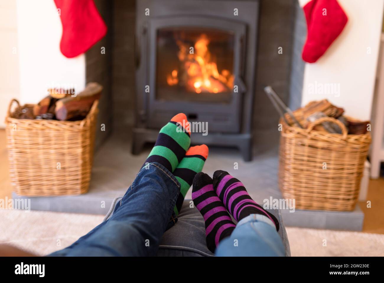 Feet Resting On Sofa High Resolution Stock Photography and Images - Alamy