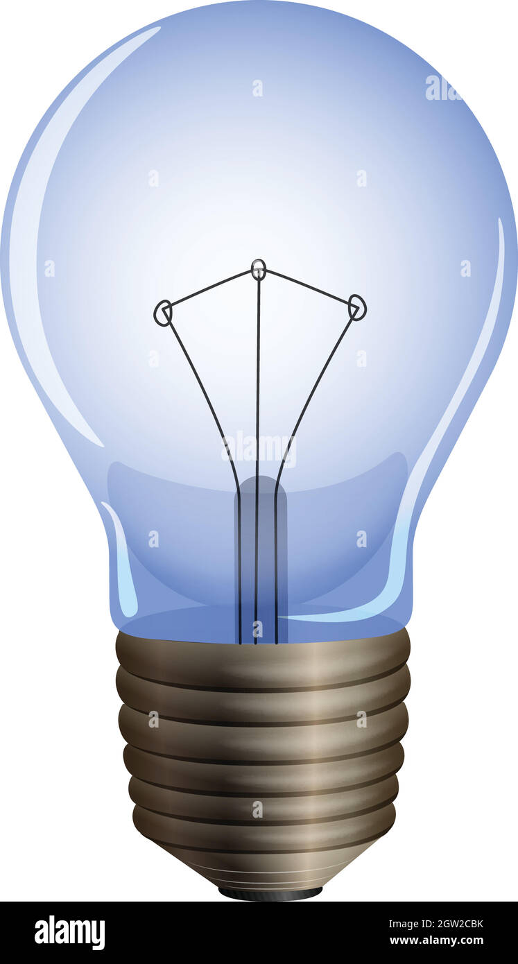 A blue light bulb Stock Vector Image & Art Alamy