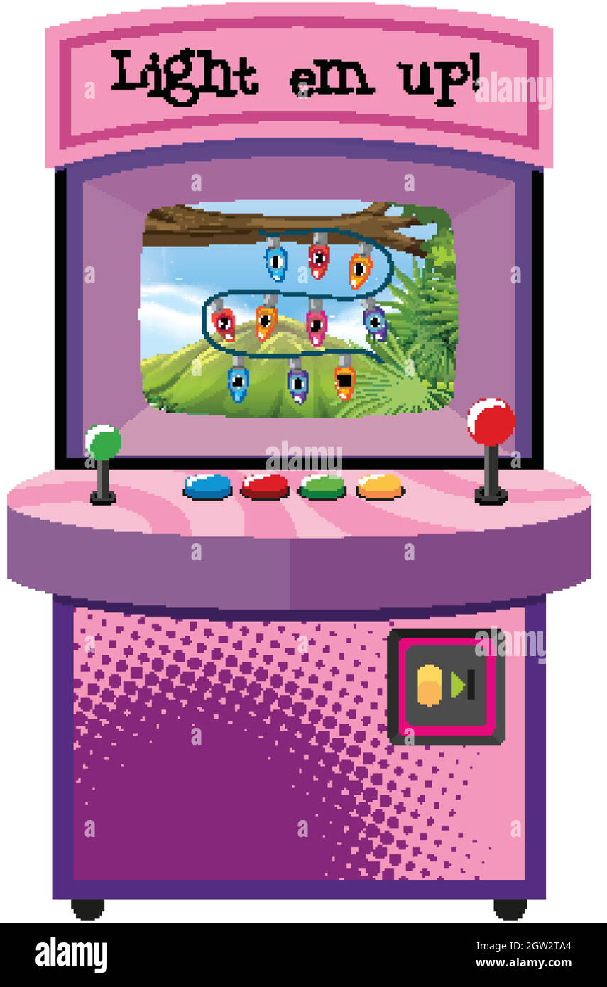 Game machine for counting numbers on isolated background Stock Vector ...