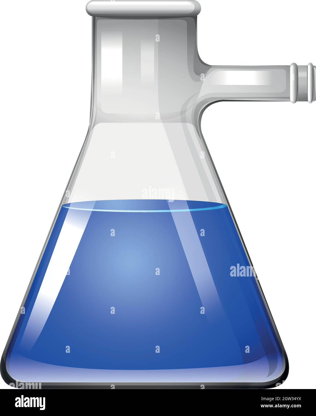 Glass laboratory flask Stock Vector Images Alamy