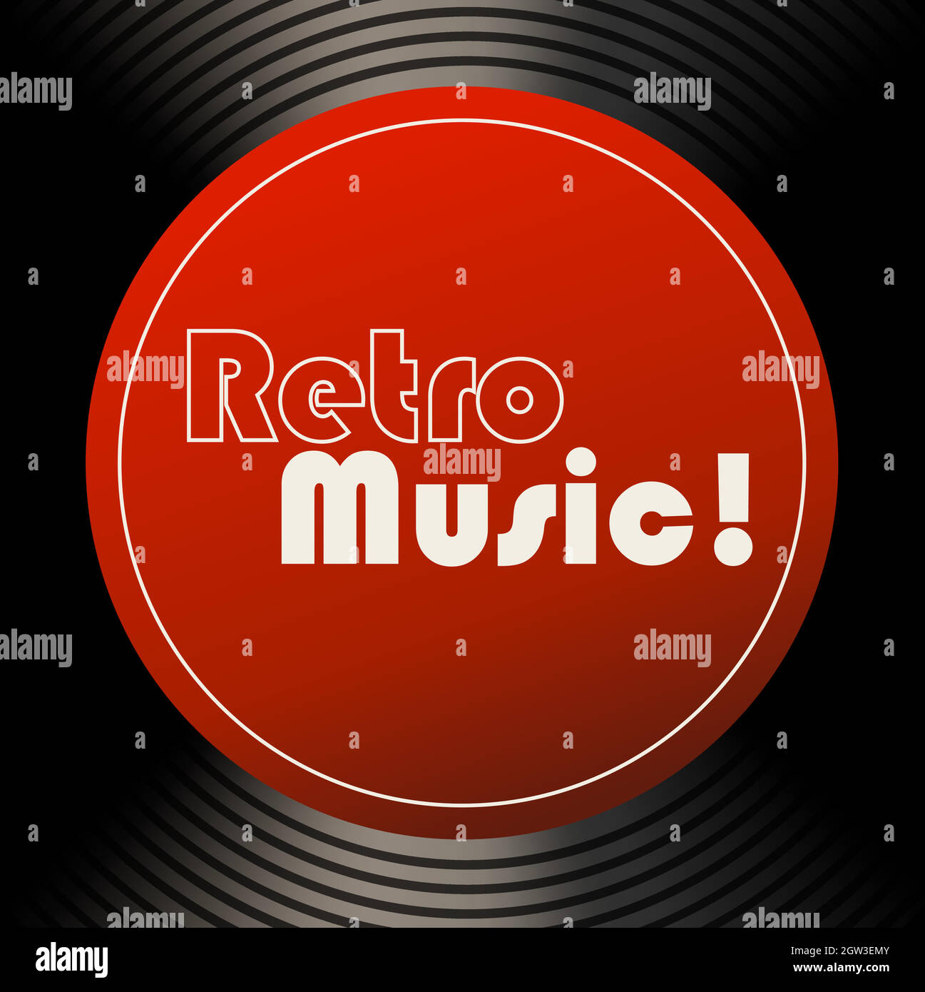Retro music Stock Vector