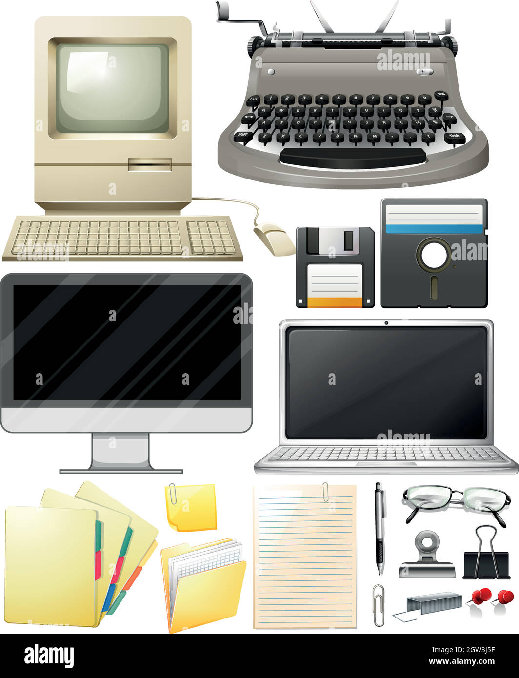 Work illustration vintage Stock Vector Images - Alamy